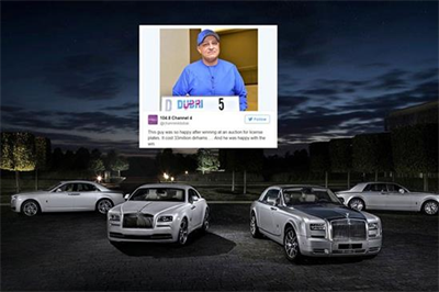 Đại gia chi 200 tỷ mua biển số cho siêu xe Rolls-Royce