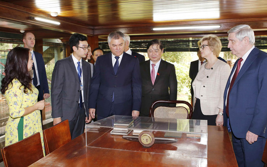 Chủ tịch Duma Quốc gia Nga bắt đầu thăm Việt Nam