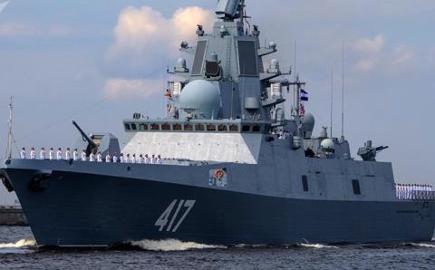 Nga sắp có siêu tàu khu trục mang 48 tên lửa Kalibr
