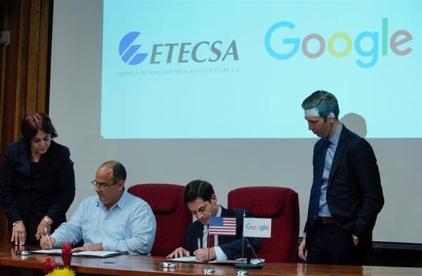 Google và Cuba ký kết thỏa thuận nhằm tăng cường kết nối truy cập internet ở quốc đảo này