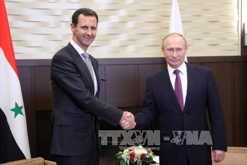 Tổng thống Nga cam kết cùng Syria bảo vệ, tái thiết đất nước