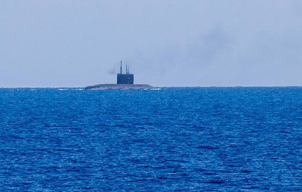 Tàu ngầm Nga mang tên lửa khiến Tomahawk Mỹ “chào thua” diễn tập ở Biển Đen