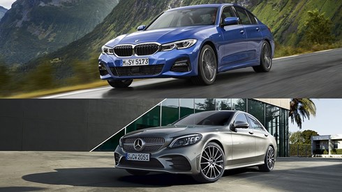 So sánh BMW 3 Series 2019 và Mercedes C-Class 2019