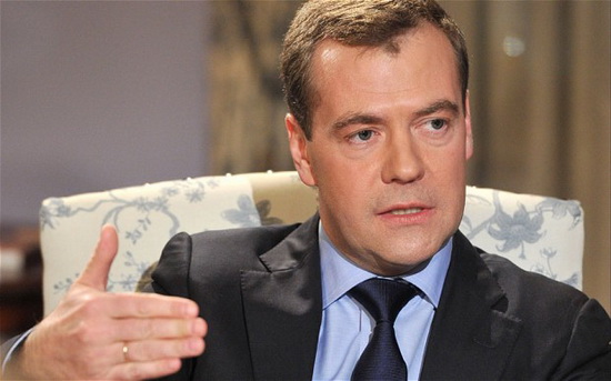 Việt Nam chúc mừng Thủ tướng Nga Dmitry Medvedev tái đắc cử