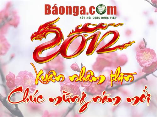 CHÚC MỪNG NĂM MỚI XUÂN NHÂM THÌN 2012 từ BBT Website Baonga.com