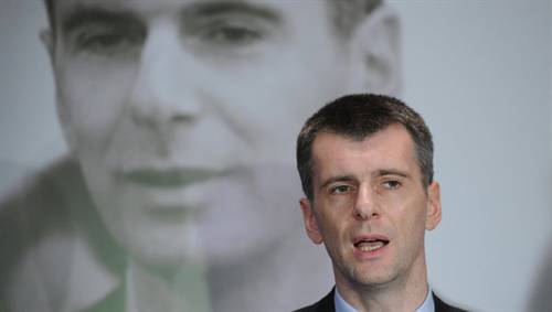 Tỉ phú Nga đòi thành lập đảng riêng