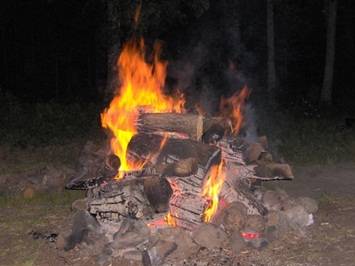 Một người bị thiêu sống trong công viên ở St.Peterburg