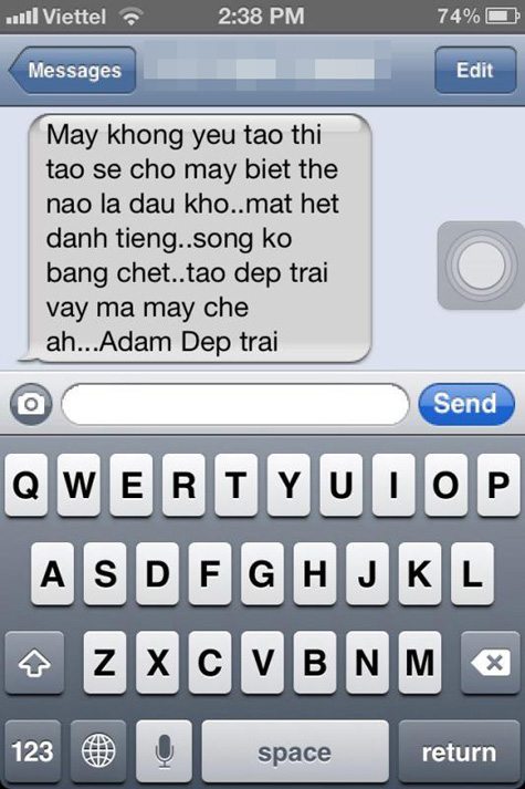 Tiết lộ 'chấn động' tin nhắn đòi... yêu và hăm dọa Cao Thái Sơn