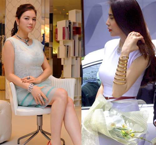 Rắn kim cương của Lý Nhã Kỳ đắt gấp đôi Thủy Tiên