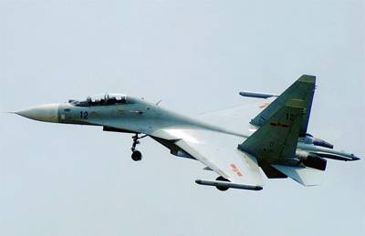 Máy bay tiêm kích Su-30 của không quân Nga bị rơi