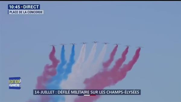Video: Duyệt binh mừng Quốc khánh, chiến cơ Pháp vẽ nhầm quốc kỳ