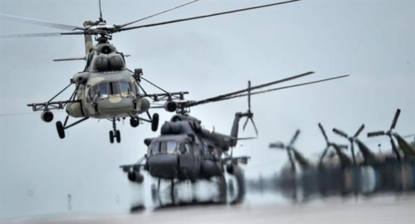 Xem trực thăng chiến đấu của Nga trình diễn