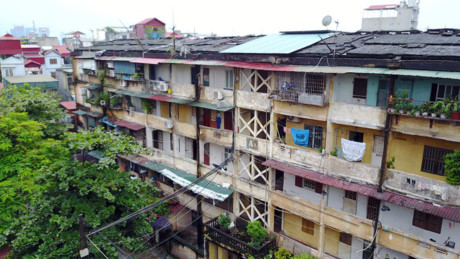 Hình ảnh 'không thể tin nổi' chung cư cũ nát bậc nhất Hà Nội