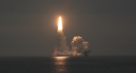 Hải quân Nga công bố clip bắn tên lửa Bulava mới nhất