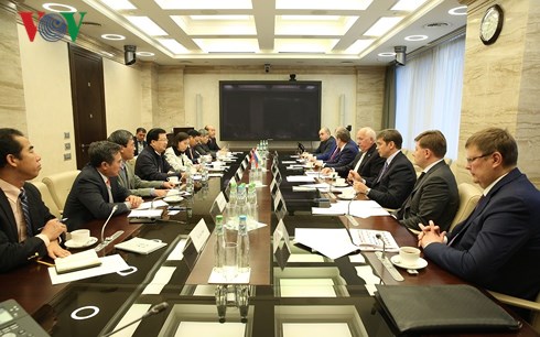 Phó Thủ tướng Trịnh Đình Dũng tiếp tục chuyến thăm Liên bang Nga