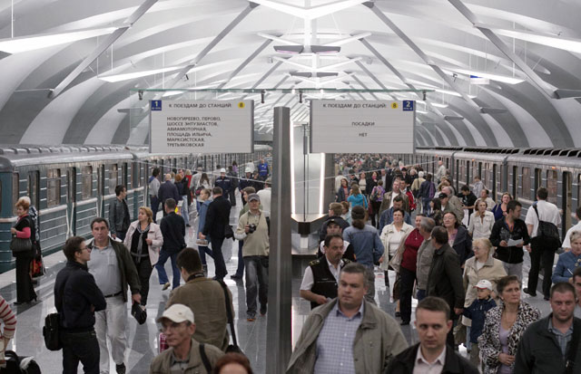 Tổng thống Putin khai trương ga tàu điện ngầm mới “Novokosino” ( video)