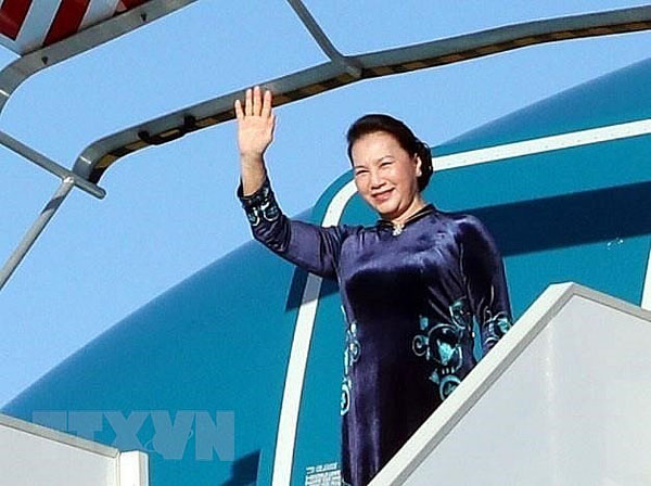 Chủ tịch Quốc hội Nguyễn Thị Kim Ngân lên đường thăm chính thức Trung Quốc
