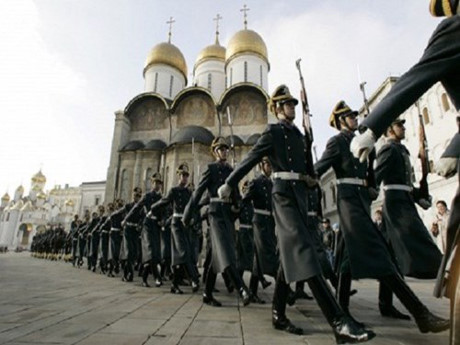 Chùm ảnh đẹp về Trung đoàn Tổng thống Nga