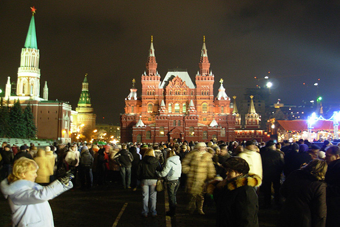 Moskva đón năm mới 2014