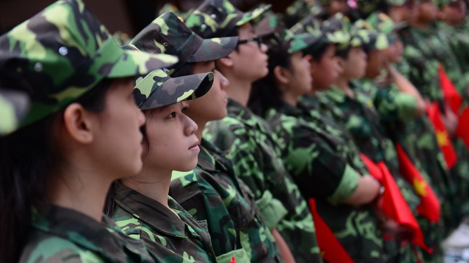 100 chiến sĩ nhí tham gia “Học kỳ trong quân đội”