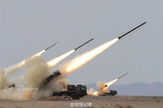 Căng thẳng xem Trung Quốc bắn pháo phản lực tầm 150km