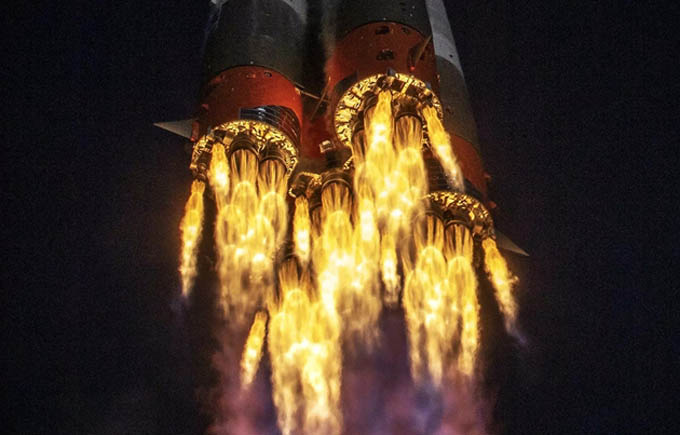 Nga phóng thử động cơ tên lửa nhiên liệu lỏng mạnh nhất thế giới
