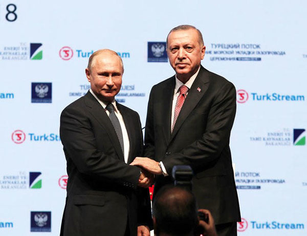 Nga - Thổ Nhĩ Kỳ khánh thành đường ống khí đốt 