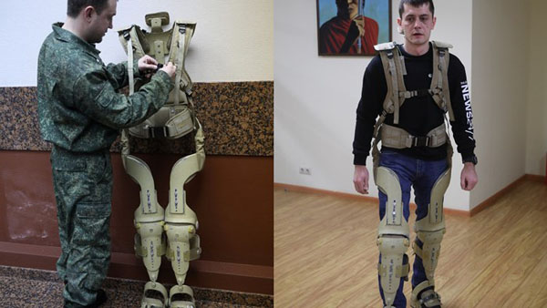 Hình ảnh mới nhất về bộ xương ngoài trợ lực của quân đội Nga