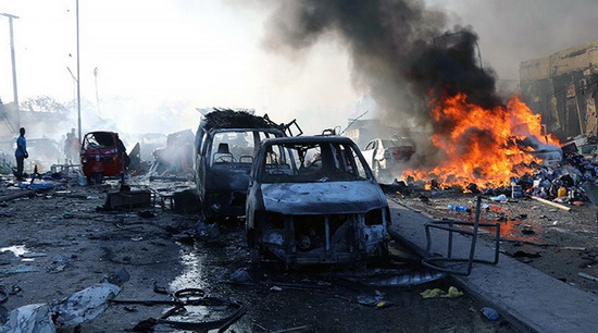 Nổ bom kinh hoàng ở Somalia, 231 người thiệt mạng