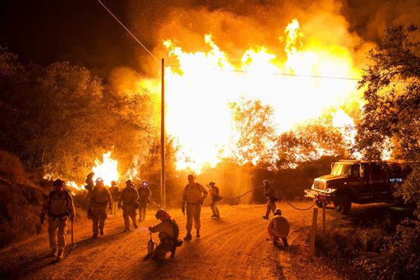 Những hình ảnh kinh hoàng ở biển lửa California