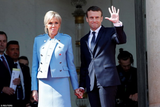 Hình ảnh lễ nhậm chức của Tổng thống Pháp Emmanuel Macron