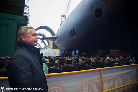 Cận cảnh “trụ cột” mới của lực lượng tàu ngầm chiến lược Nga