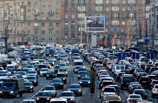 Moskva: Giao thông tắc nghẽn