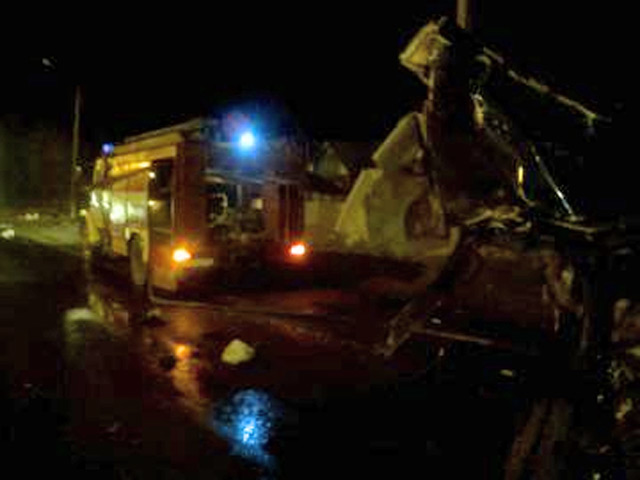 Nga: Tai nạn giao thông kinh hoàng - 8 người chết cháy