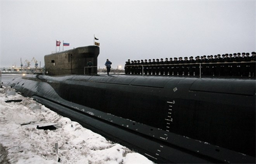 Phóng tên lửa Bulava từ tàu ngầm hạt nhân Alexander Nevsky