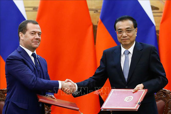 Nga đánh giá cao các cơ chế hợp tác liên chính phủ với Trung Quốc
