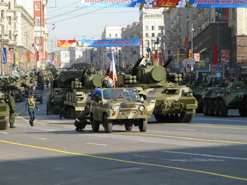 Moskva: Cấm đường phục vụ diễn tập Lễ diễu hành nhân Ngày chiến thắng