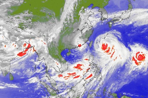 Trung Quốc căng mình chuẩn bị đối đầu 'bộ ba siêu bão'