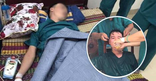 Hình ảnh các bác sĩ tại Đà Nẵng làm việc tới kiệt sức, phải truyền nước khiến nhiều người xúc động
