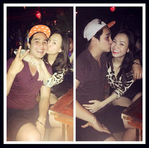 Vợ chồng Baggio khoe ảnh trăng mật ngọt ngào