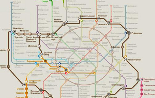 Moskva: Sẽ mở 60 ga tàu điện ngầm mới cho đến năm 2020