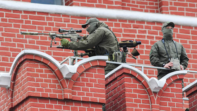 ''Siêu súng bắn tỉa'' được sử dụng để bảo vệ Tổng thống Vladimir Putin
