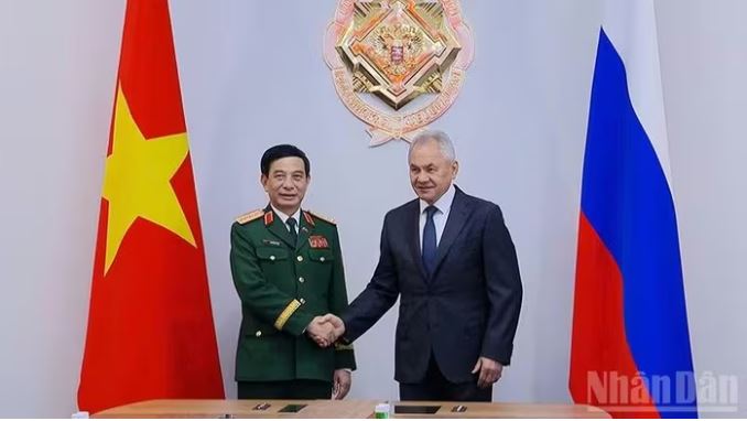 Đại tướng Phan Văn Giang hội kiến Thư ký Hội đồng An ninh Liên bang Nga