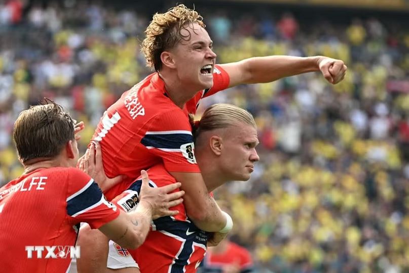 Erling Haaland lập cú đúp, Na Uy loại Brazil khỏi World Cup 2026
