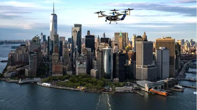 Taxi bay điện lần đầu cất cánh tại Mỹ