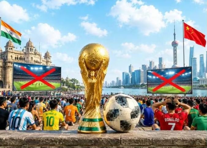 Vì sao Trung Quốc và Ấn Độ không mua bản quyền World Cup 2026?