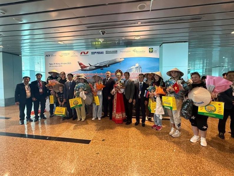 Khánh Hòa đón chuyến bay thẳng từ Nga sau gần 5 năm ngừng khai thác