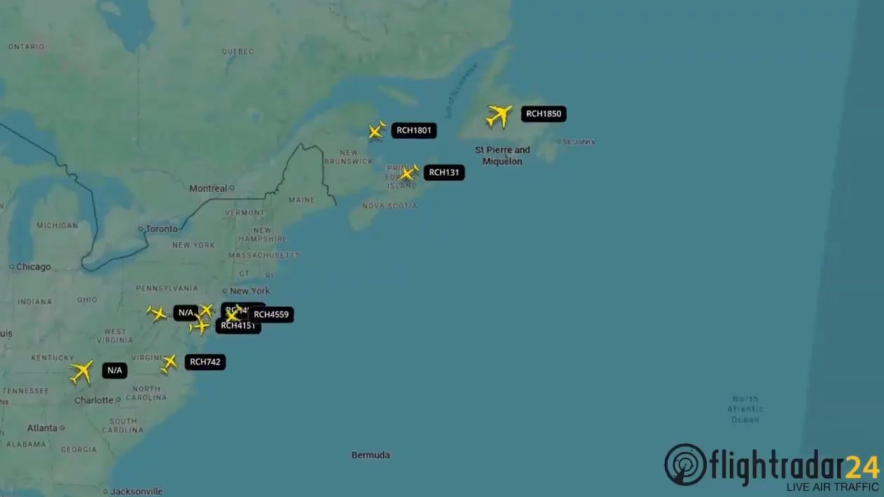 Dàn 'ngựa thồ' C-17 ồ ạt vượt Đại Tây Dương, Mỹ tăng tốc tiếp viện Trung Đông