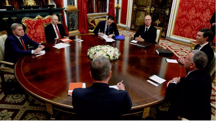 Điện Kremlin đã thông báo về kết quả cuộc hội đàm giữa ông Putin và các đặc phái viên của Mỹ