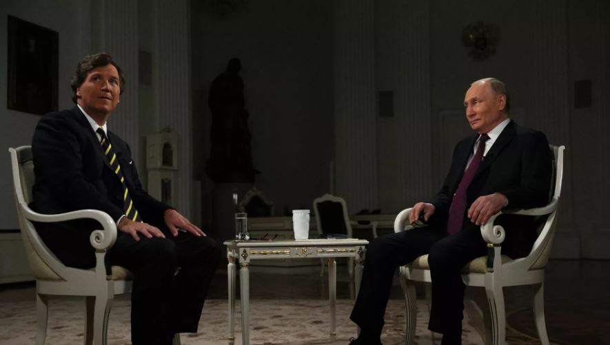 Tuyên bố mới của nhà báo Mỹ Tucker Carlson về Tổng thống Vladimir Putin